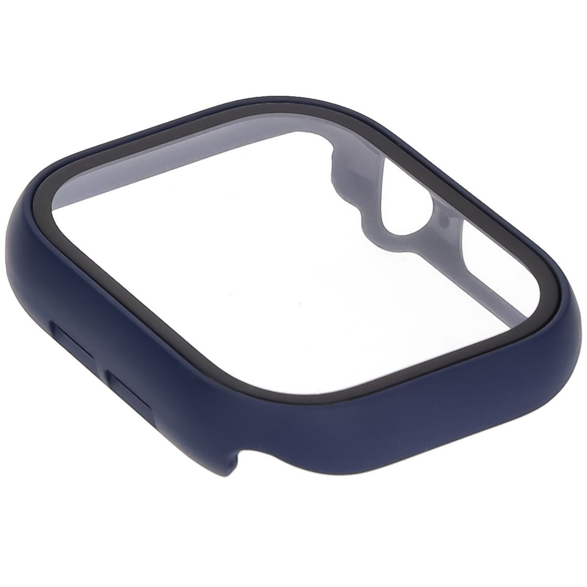 Schutzhülle mit Glas für Apple Watch 11 / 10 42mm, Bizon Case+Glass Watch, Dunkelblau