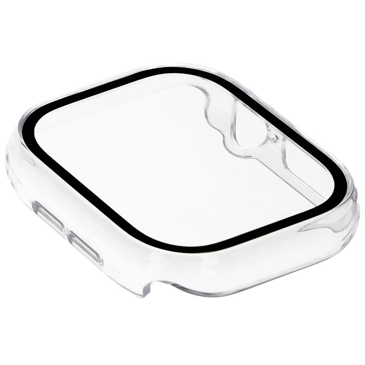 Schutzhülle mit Glas für Apple Watch 11 / 10 (46mm), Bizon Case+Glass Watch, Transparent