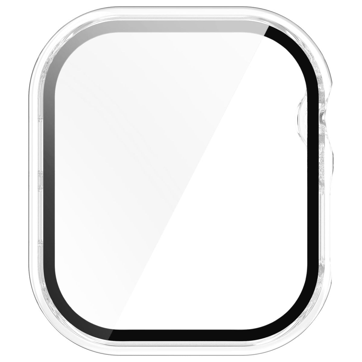Schutzhülle mit Glas für Apple Watch 11 / 10 (46mm), Bizon Case+Glass Watch, Transparent