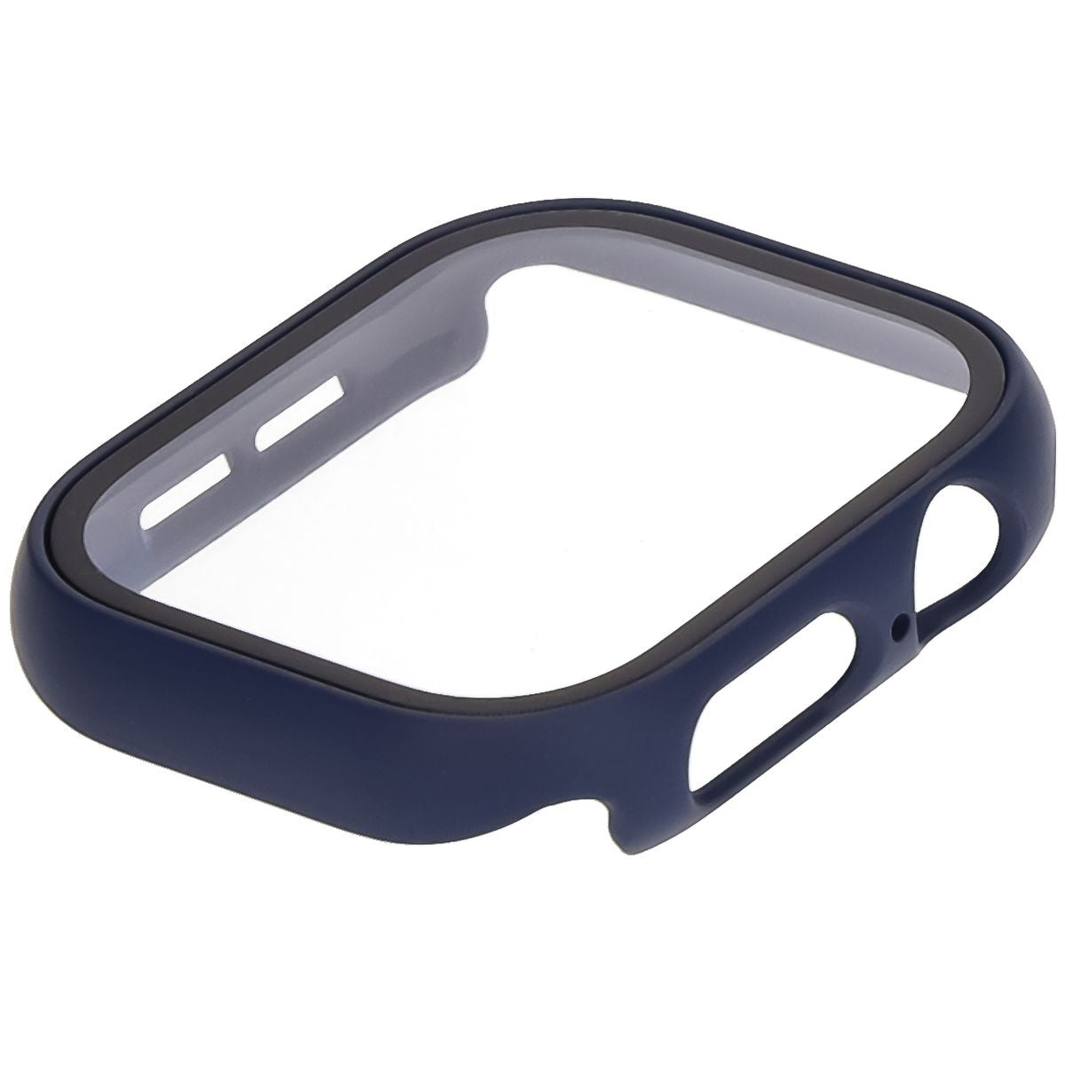 Schutzhülle mit Glas für Apple Watch 11 / 10 (46mm), Bizon Case+Glass Watch, Dunkelblau