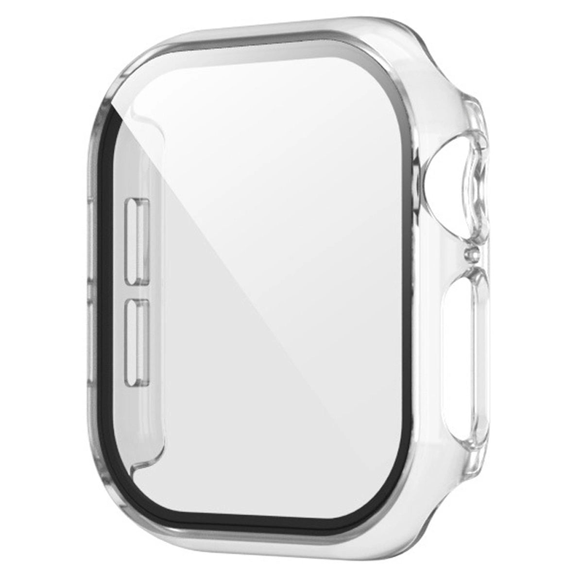 Schutzhülle mit Glas für Apple Watch SE 3 / SE 2 / SE / 6 / 5 / 4 (40 mm), Bizon Case Watch Adamo, Transparent