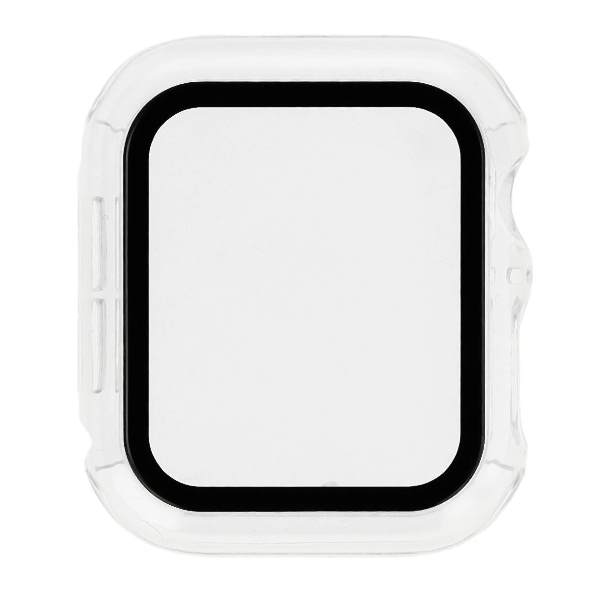 Schutzhülle mit Glas für Apple Watch SE 3 / SE 2 / SE / 6 / 5 / 4 (40 mm), Bizon Case Watch Adamo, Transparent