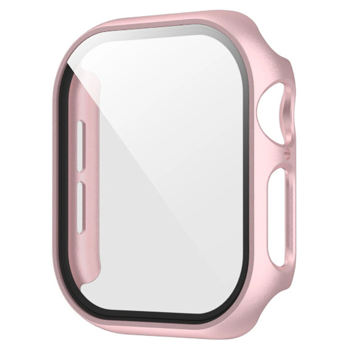 Schutzhülle mit Glas für Apple Watch SE 3 / SE 2 / SE / 6 / 5 / 4 (40 mm), Bizon Case+Glass Watch, Rosegold