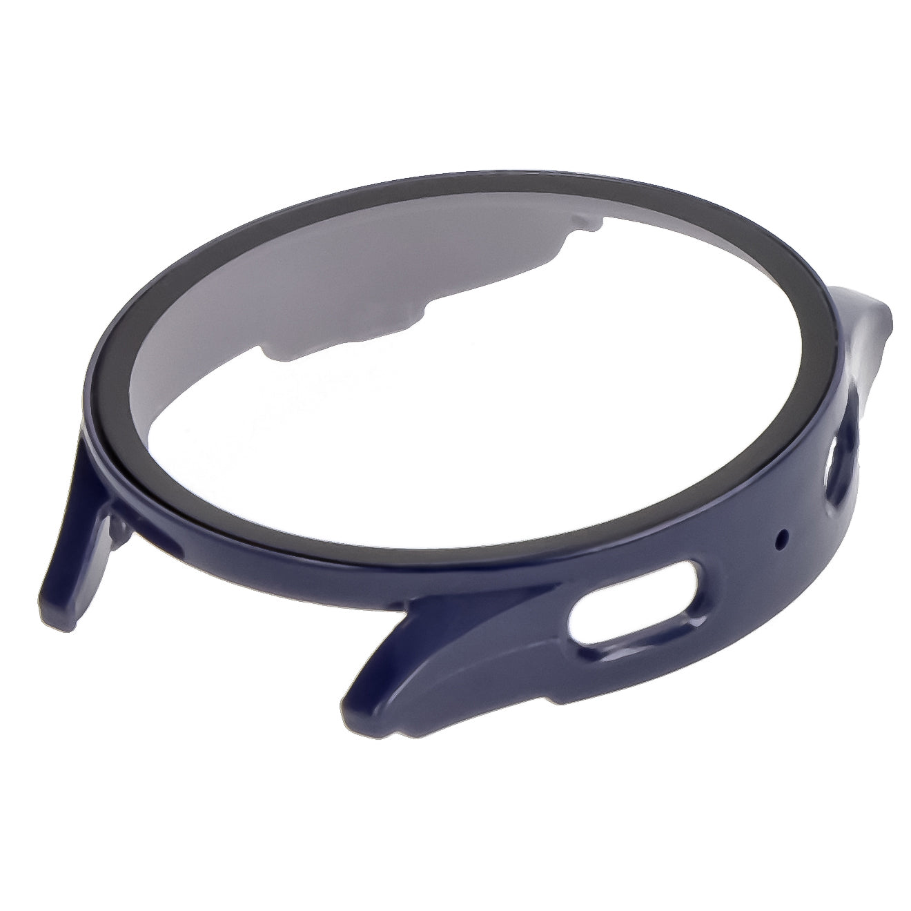 Schutzhülle mit Glas für Galaxy Watch 7 40 mm, Bizon Case+Glass Watch, Blau