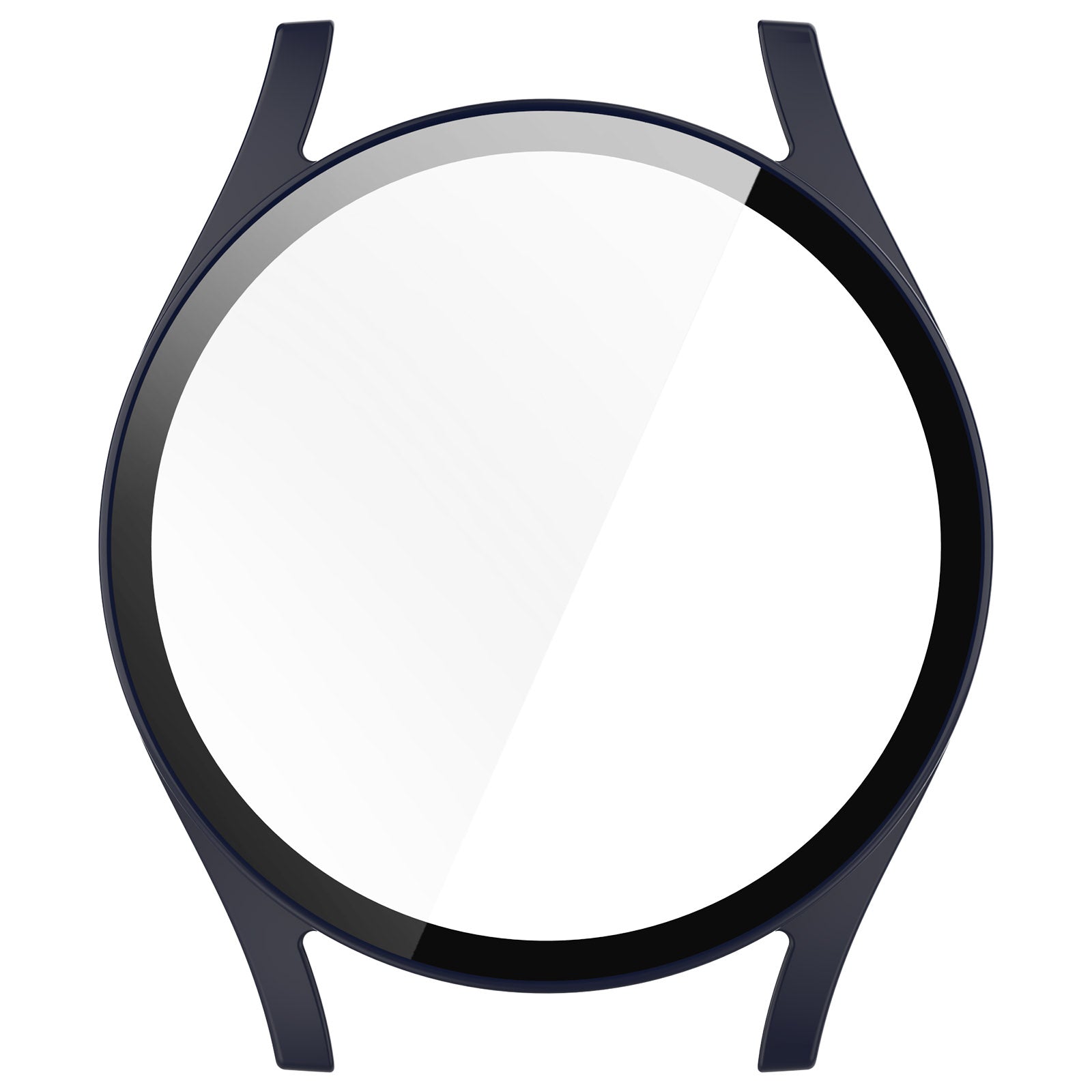 Schutzhülle mit Glas für Galaxy Watch 7 40 mm, Bizon Case+Glass Watch, Blau