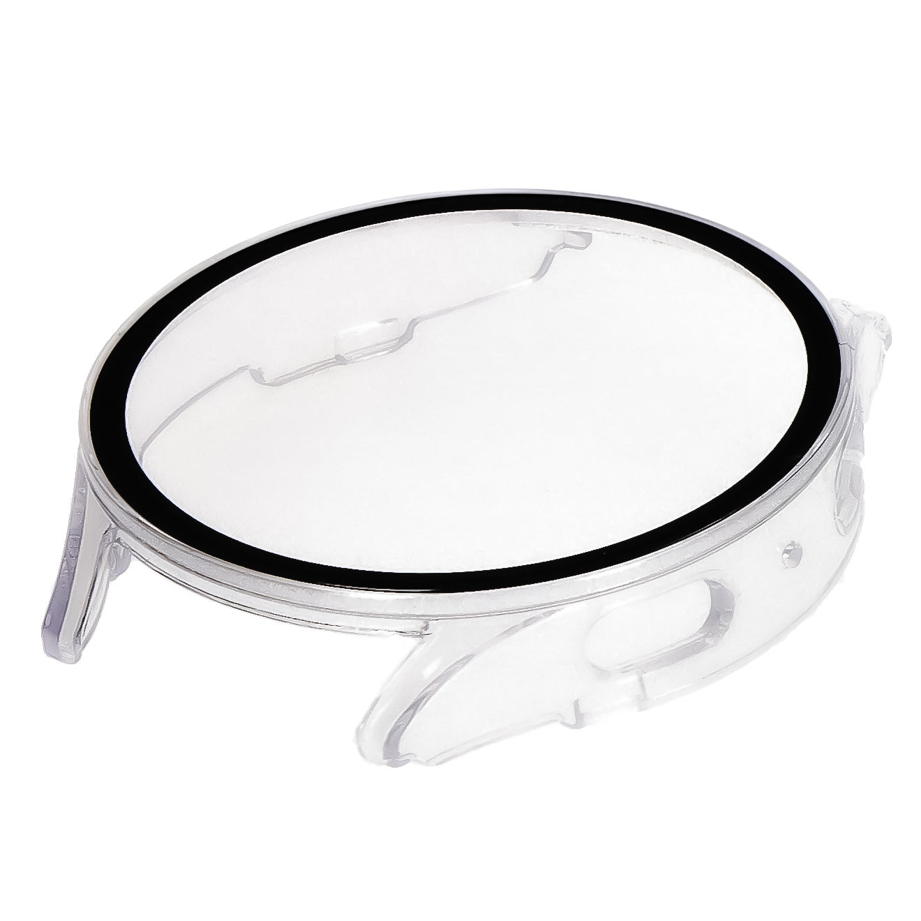 Schutzhülle mit Glas für Galaxy Watch 7 40 mm, Bizon Case+Glass Watch, Transparent