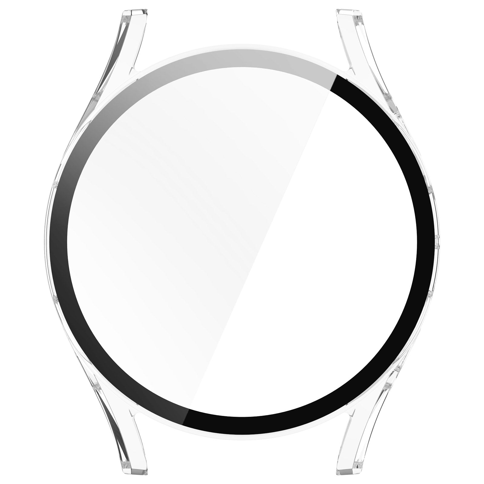 Schutzhülle mit Glas für Galaxy Watch 7 40 mm, Bizon Case+Glass Watch, Transparent