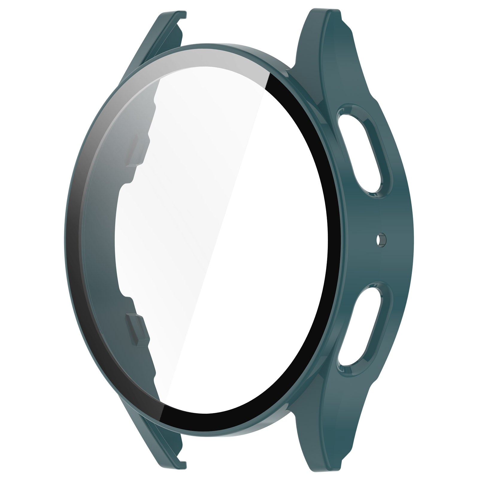 Schutzhülle mit Glas für Galaxy Watch 7 40 mm, Bizon Case+Glass Watch, Grün