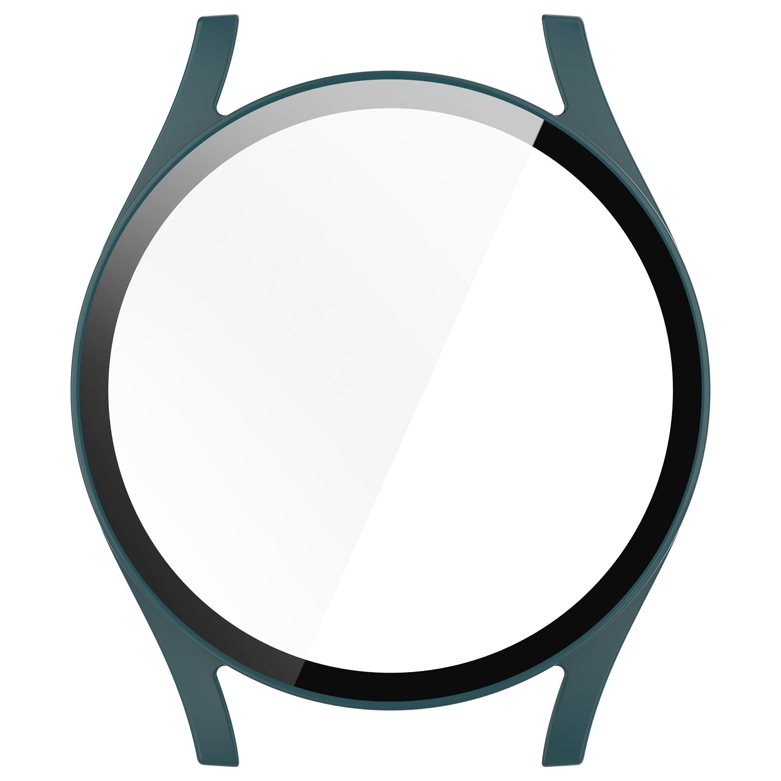 Schutzhülle mit Glas für Galaxy Watch 7 40 mm, Bizon Case+Glass Watch, Grün