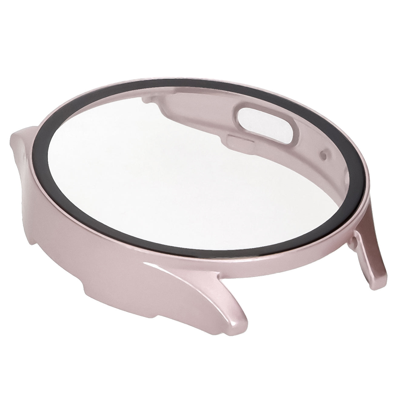 Schutzhülle mit Glas für Galaxy Watch 7 40 mm, Bizon Case+Glass Watch, Satinrosa