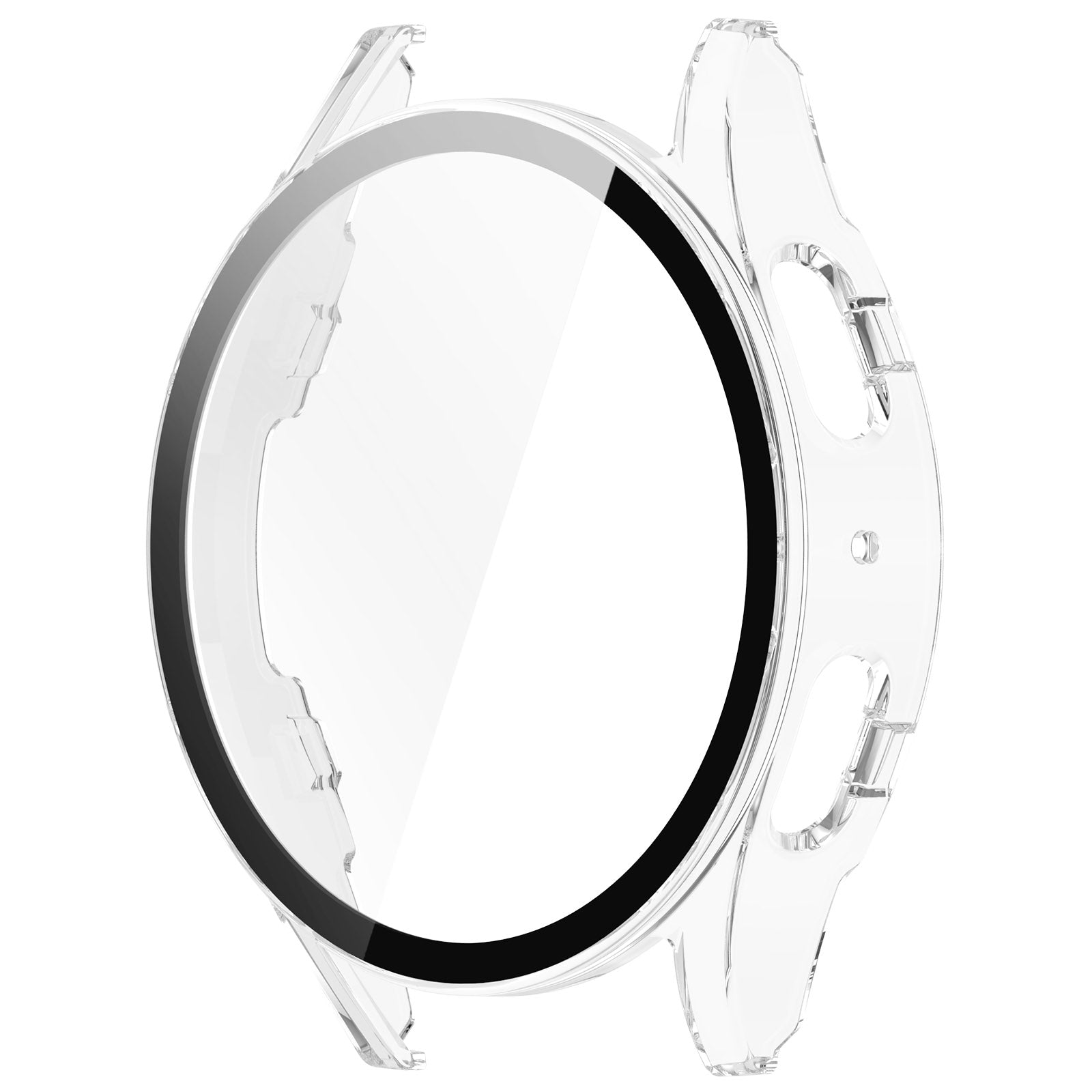 Schutzhülle mit Glas für Galaxy Watch 7 44 mm, Bizon Case Watch Adamo, Transparent