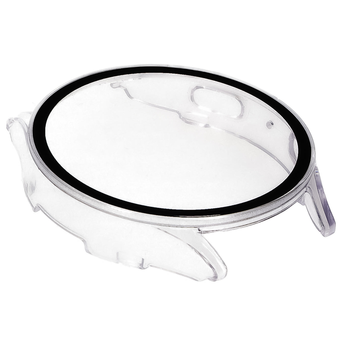 Schutzhülle mit Glas für Galaxy Watch 7 44 mm, Bizon Case Watch Adamo, Transparent