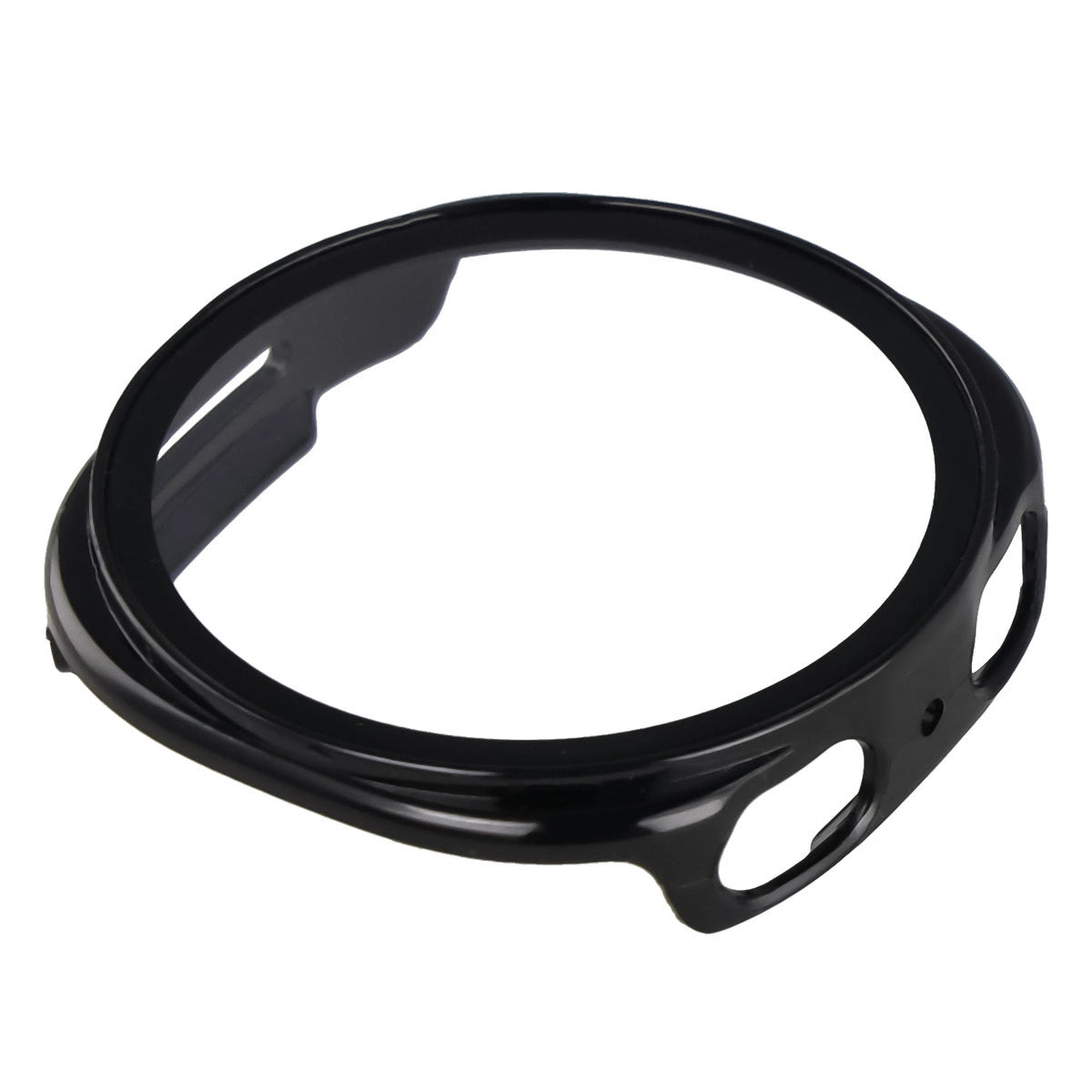 Schutzhülle mit Glas für Samsung Galaxy Watch 8 40 mm, Bizon Case+Glass Watch, Schwarz