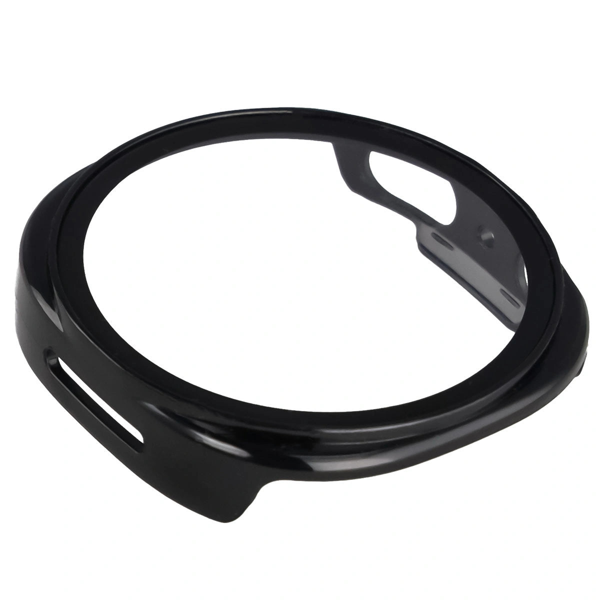 Schutzhülle mit Glas für Samsung Galaxy Watch 8 40 mm, Bizon Case+Glass Watch, Schwarz