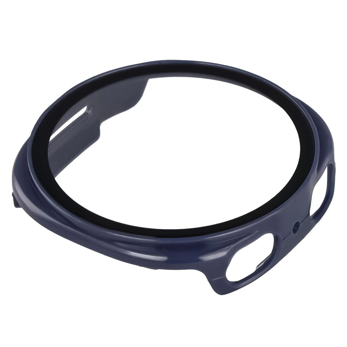 Schutzhülle mit Glas für Samsung Galaxy Watch 8 40 mm, Bizon Case+Glass Watch, Blau