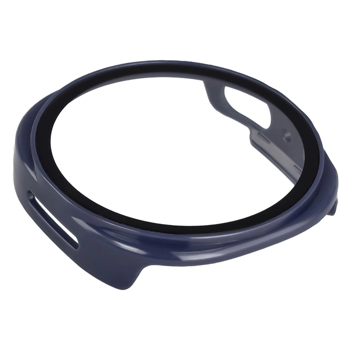 Schutzhülle mit Glas für Samsung Galaxy Watch 8 40 mm, Bizon Case+Glass Watch, Blau