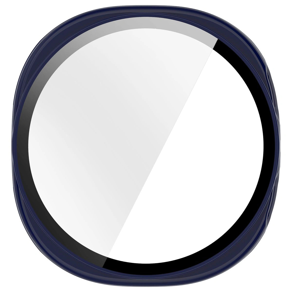 Schutzhülle mit Glas für Samsung Galaxy Watch 8 40 mm, Bizon Case+Glass Watch, Blau