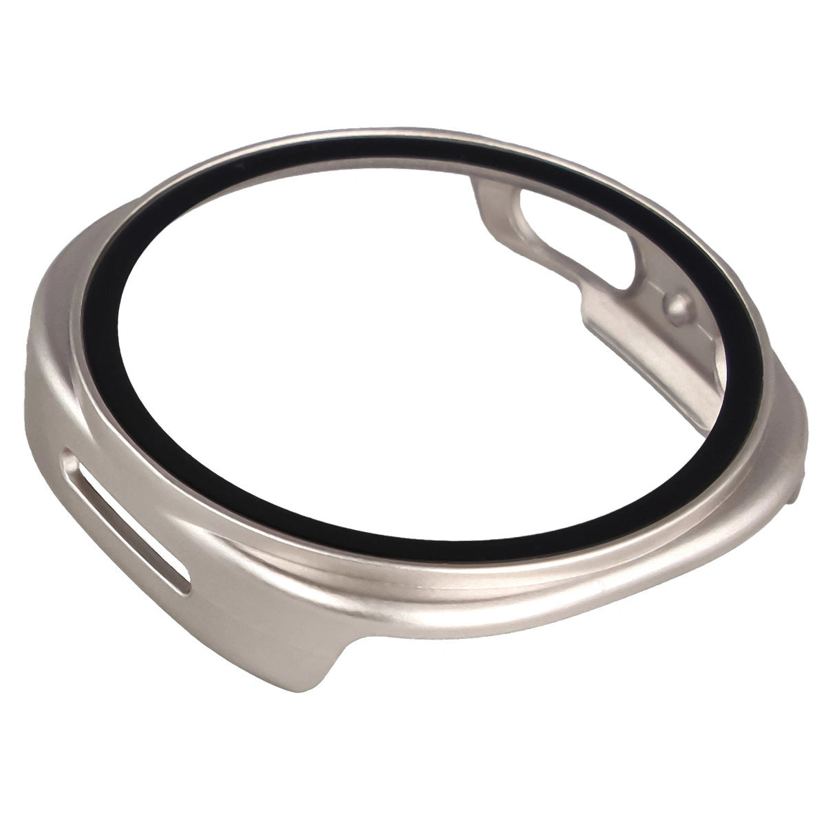 Schutzhülle mit Glas für Samsung Galaxy Watch 8 40 mm, Bizon Case+Glass Watch, Champagner