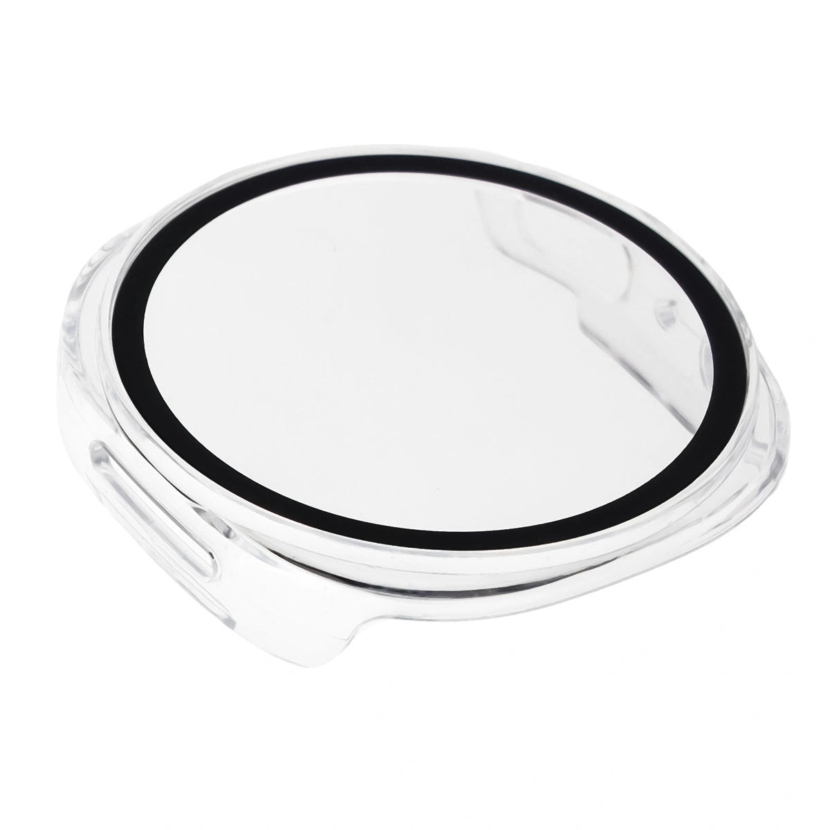 Schutzhülle mit Glas für Samsung Galaxy Watch 8 40 mm, Bizon Case+Glass Watch, Transparent