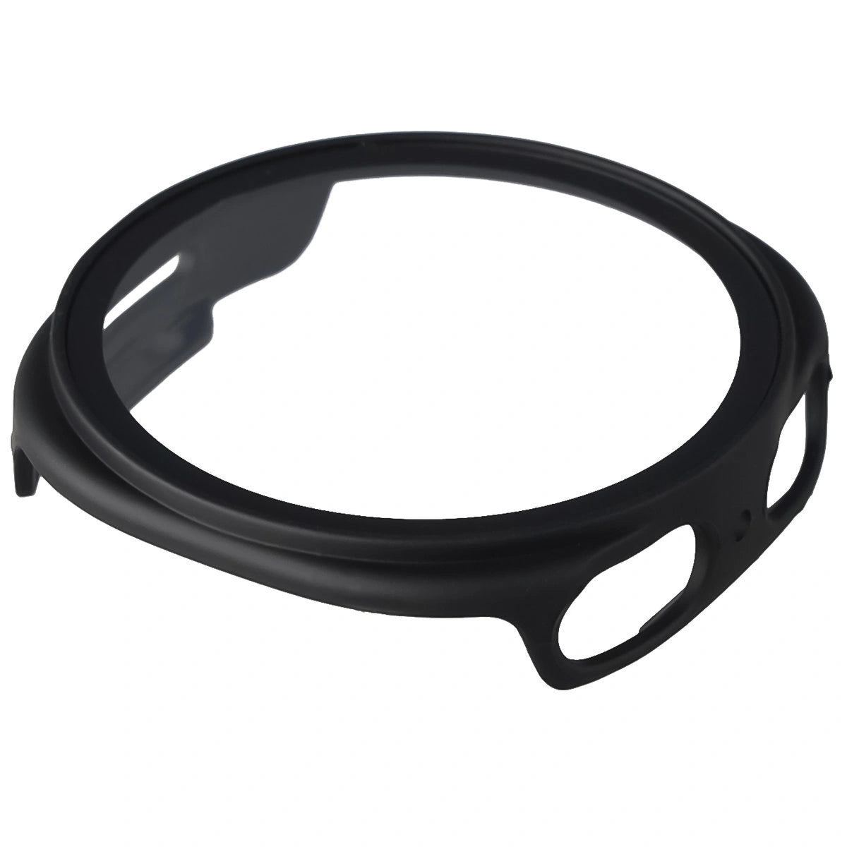Schutzhülle mit Glas für Galaxy Watch 8 40 mm, Bizon Case Watch Adamo, Mattes Schwarz