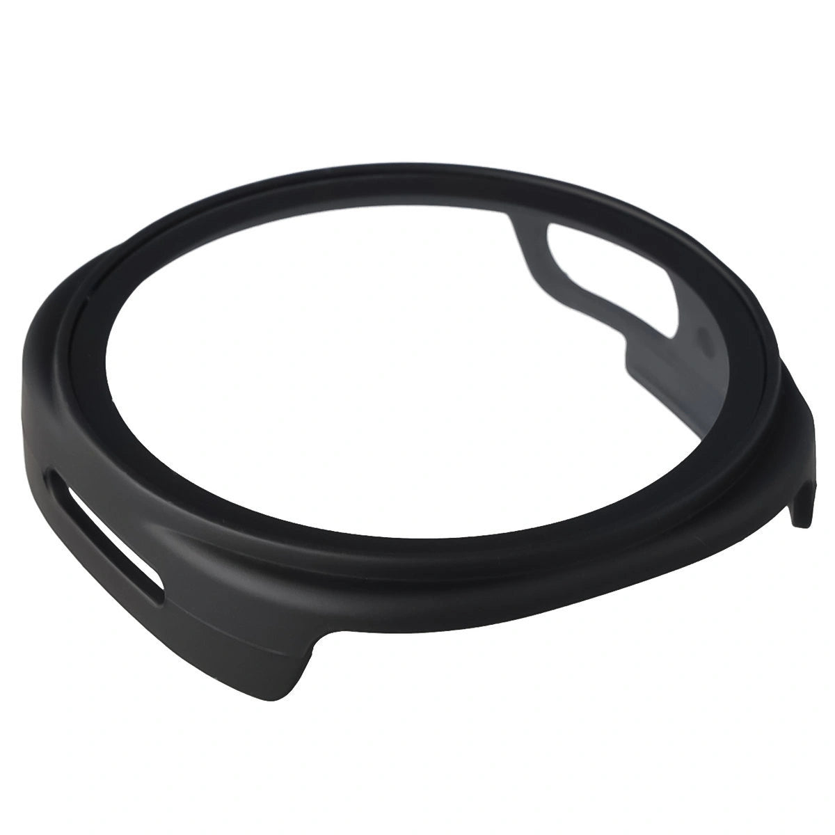 Schutzhülle mit Glas für Galaxy Watch 8 40 mm, Bizon Case Watch Adamo, Mattes Schwarz