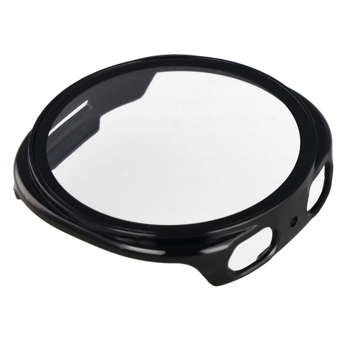 Schutzhülle mit Glas für Samsung Galaxy Watch 8 44 mm, Bizon Case Watch Adamo, Schwarz