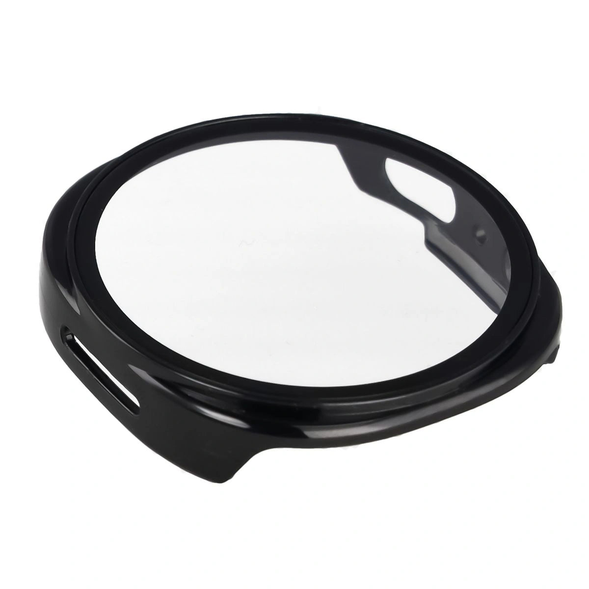 Schutzhülle mit Glas für Samsung Galaxy Watch 8 44 mm, Bizon Case Watch Adamo, Schwarz