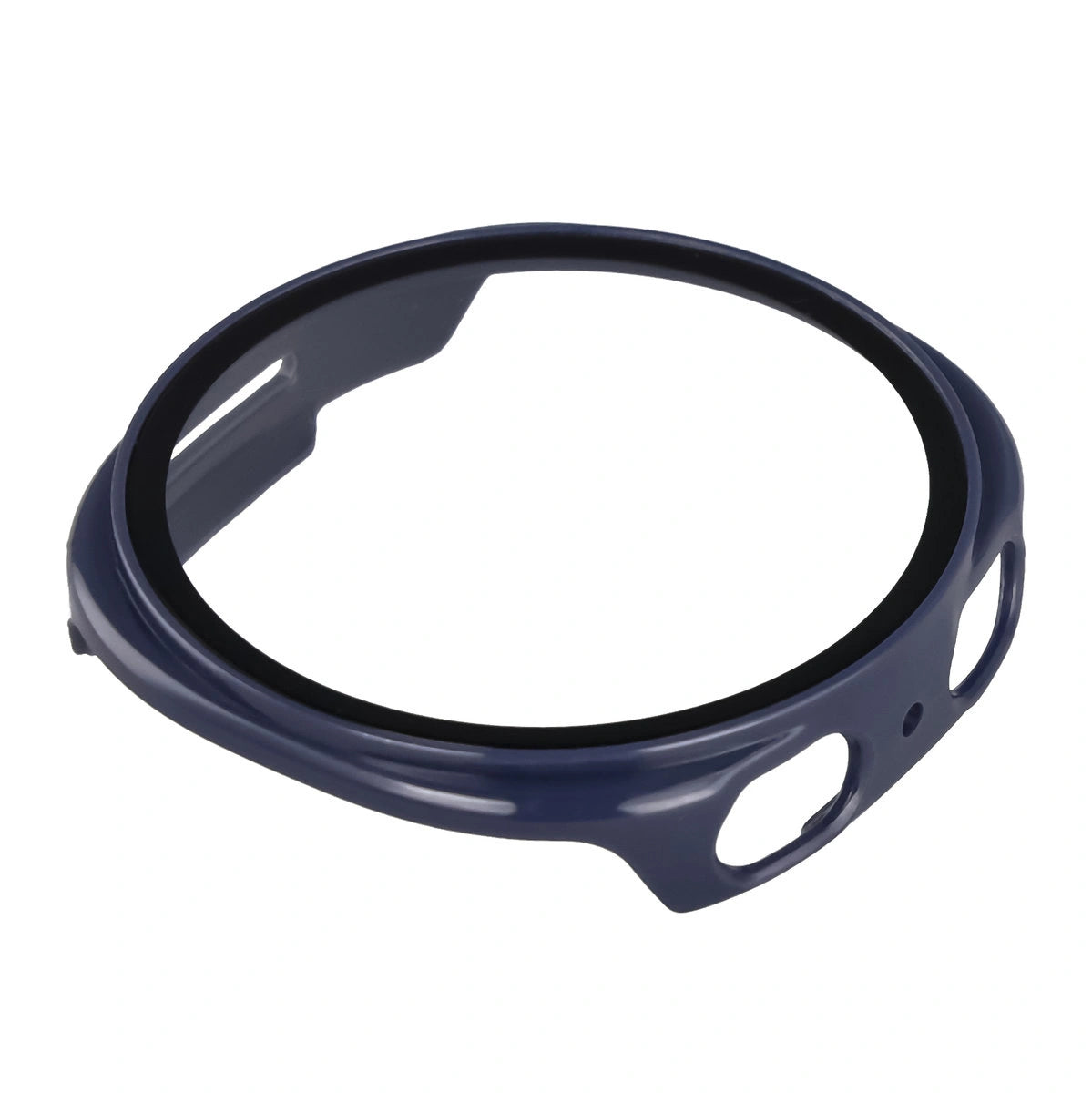 Schutzhülle mit Glas für Samsung Galaxy Watch 8 44 mm, Bizon Case Watch Adamo, Blau