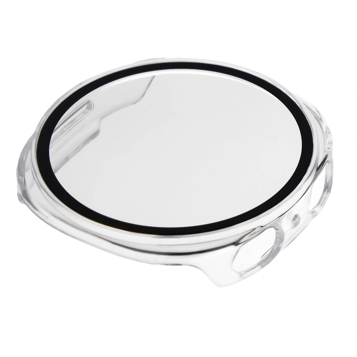 Schutzhülle mit Glas für Samsung Galaxy Watch 8 44 mm, Bizon Case Watch Adamo, Transparent
