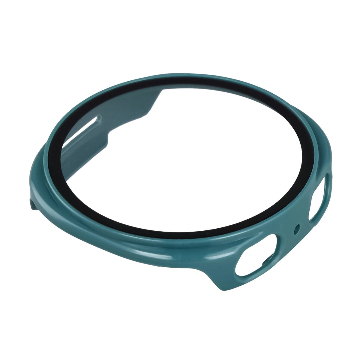 Schutzhülle mit Glas für Samsung Galaxy Watch 8 44 mm, Bizon Case Watch Adamo, Grün