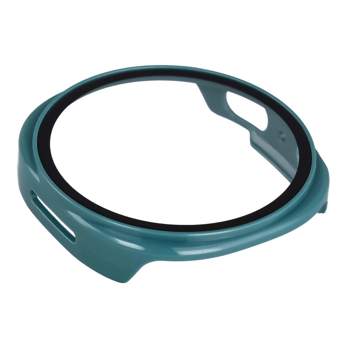 Schutzhülle mit Glas für Samsung Galaxy Watch 8 44 mm, Bizon Case Watch Adamo, Grün