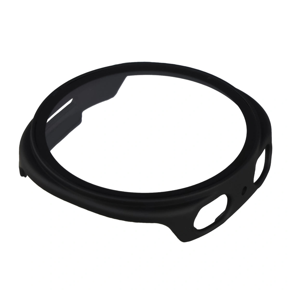 Schutzhülle mit Glas für Samsung Galaxy Watch 8 44 mm, Bizon Case+Glass Watch, Mattes Schwarz