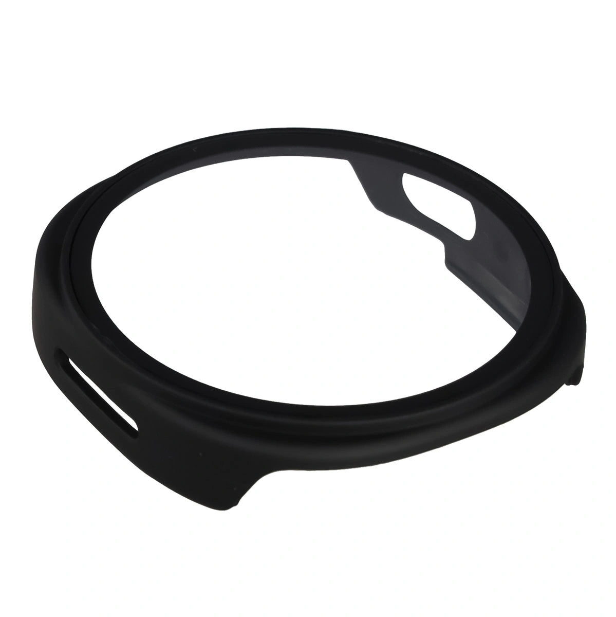 Schutzhülle mit Glas für Samsung Galaxy Watch 8 44 mm, Bizon Case+Glass Watch, Mattes Schwarz