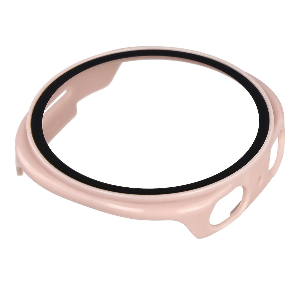 Schutzhülle mit Glas für Samsung Galaxy Watch 8 44 mm, Bizon Case Watch Adamo, Rosa