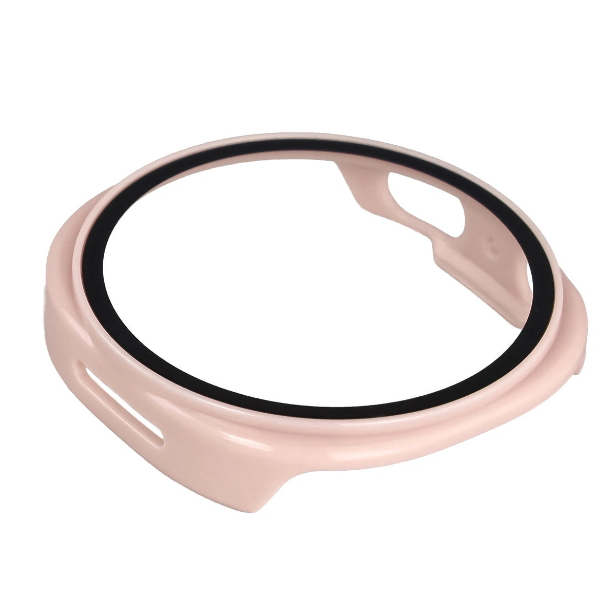 Schutzhülle mit Glas für Samsung Galaxy Watch 8 44 mm, Bizon Case Watch Adamo, Rosa