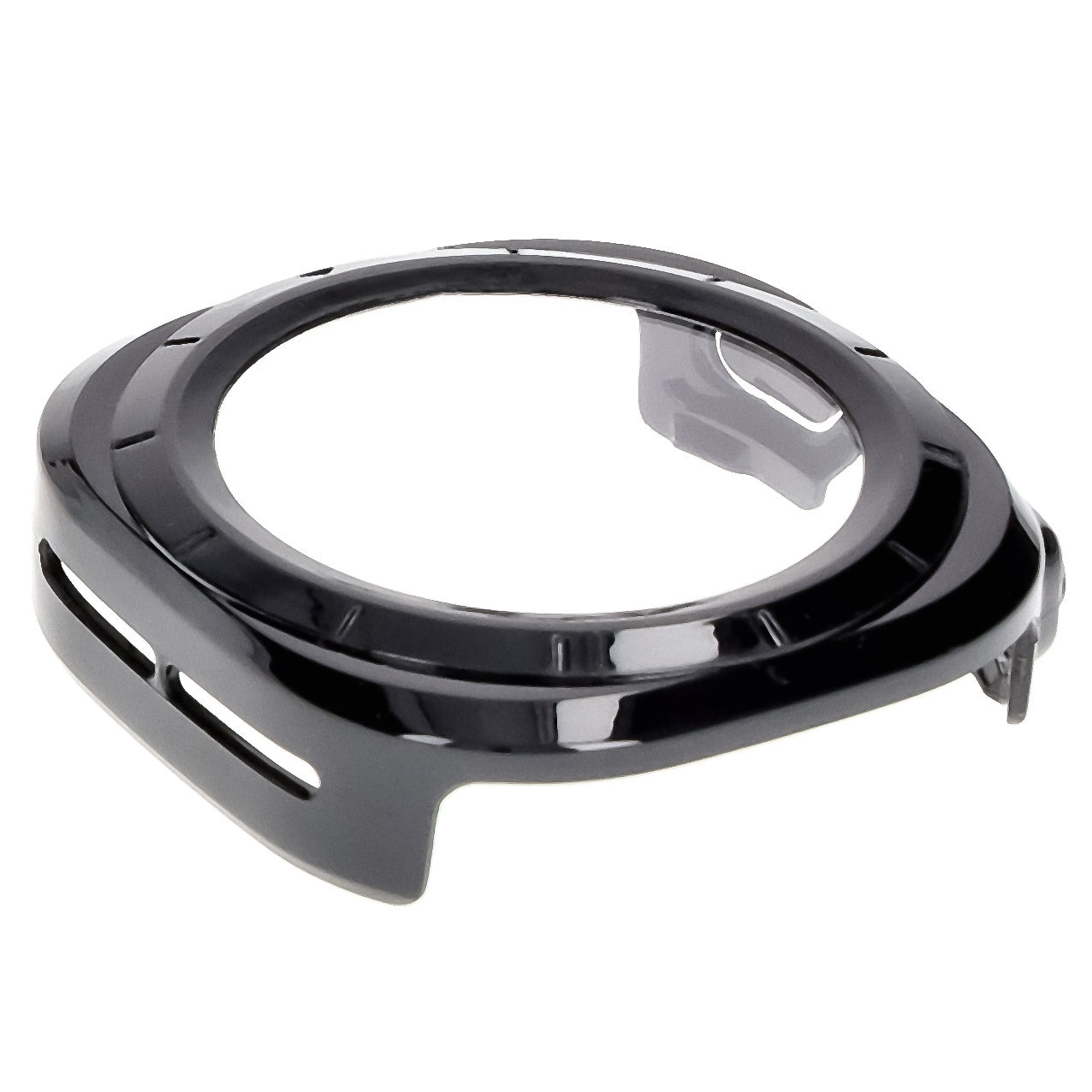 Schutzhülle mit Glas für Galaxy Watch Ultra 2 / Ultra, Bizon Case+Glass Watch, Schwarz