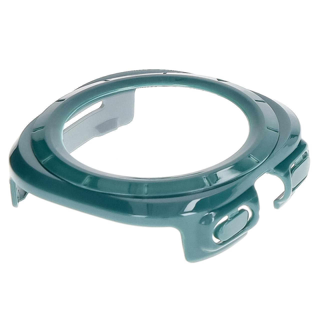 Schutzhülle mit Glas für Galaxy Watch Ultra 2 / 1, Bizon Case Watch Adamo, Grün