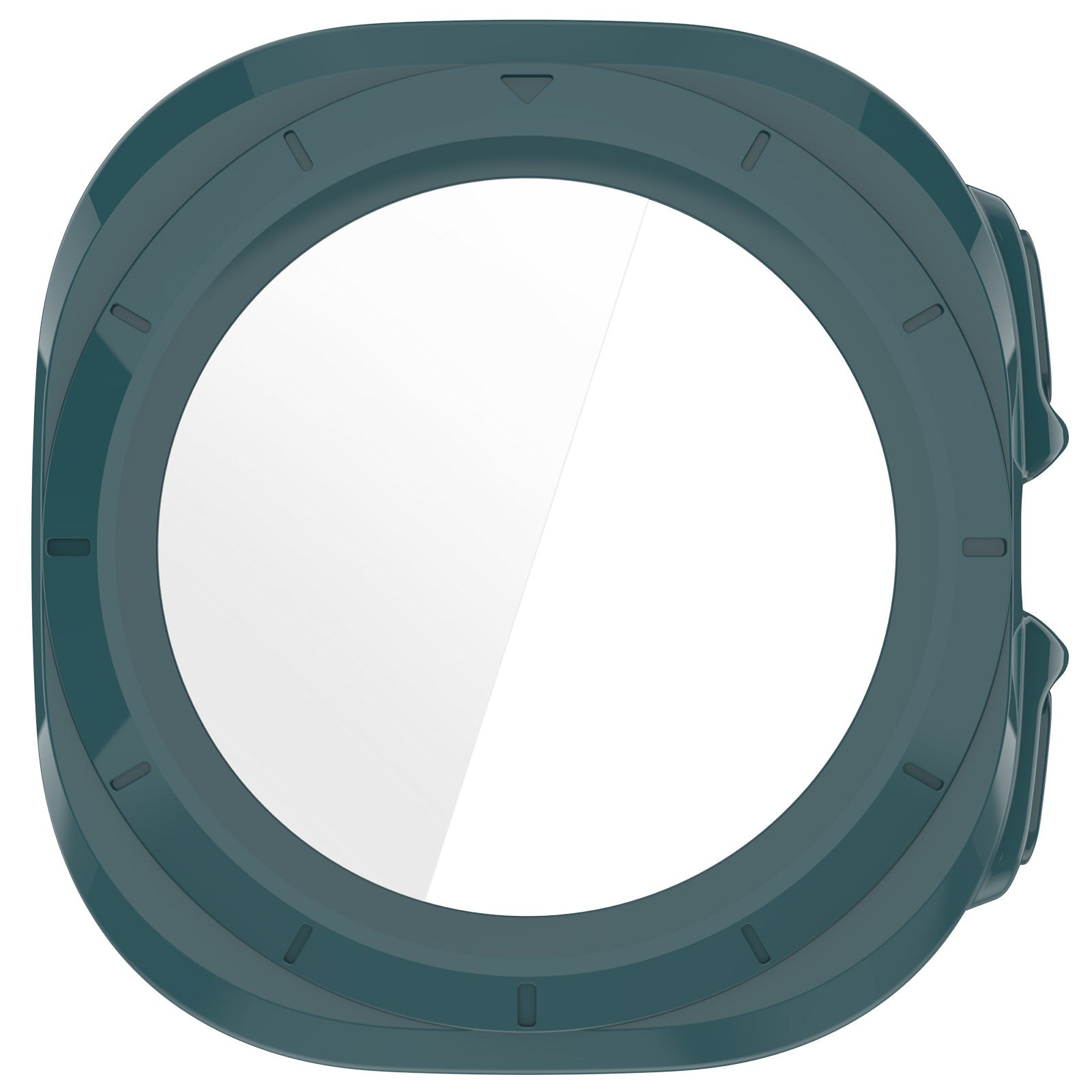 Schutzhülle mit Glas für Galaxy Watch Ultra 2 / 1, Bizon Case Watch Adamo, Grün