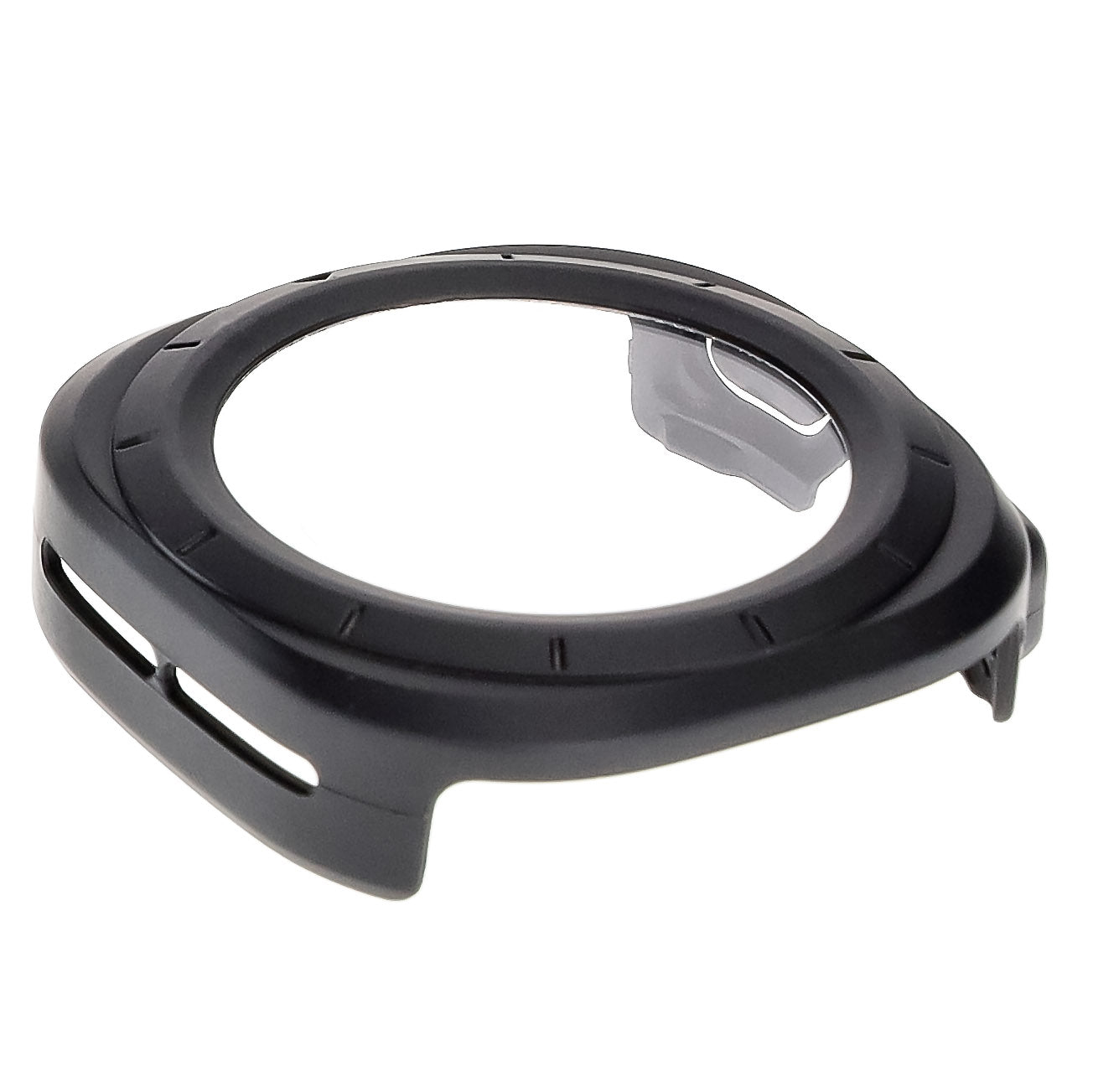 Schutzhülle mit Glas für Galaxy Watch Ultra 2 / 1, Bizon Case+Glass Watch, mattes Schwarz