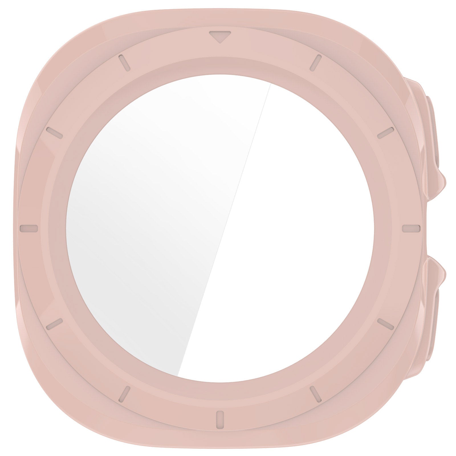 Schutzhülle mit Glas für Galaxy Watch Ultra 2 / 1, Bizon Case+Glass Watch, Rosa