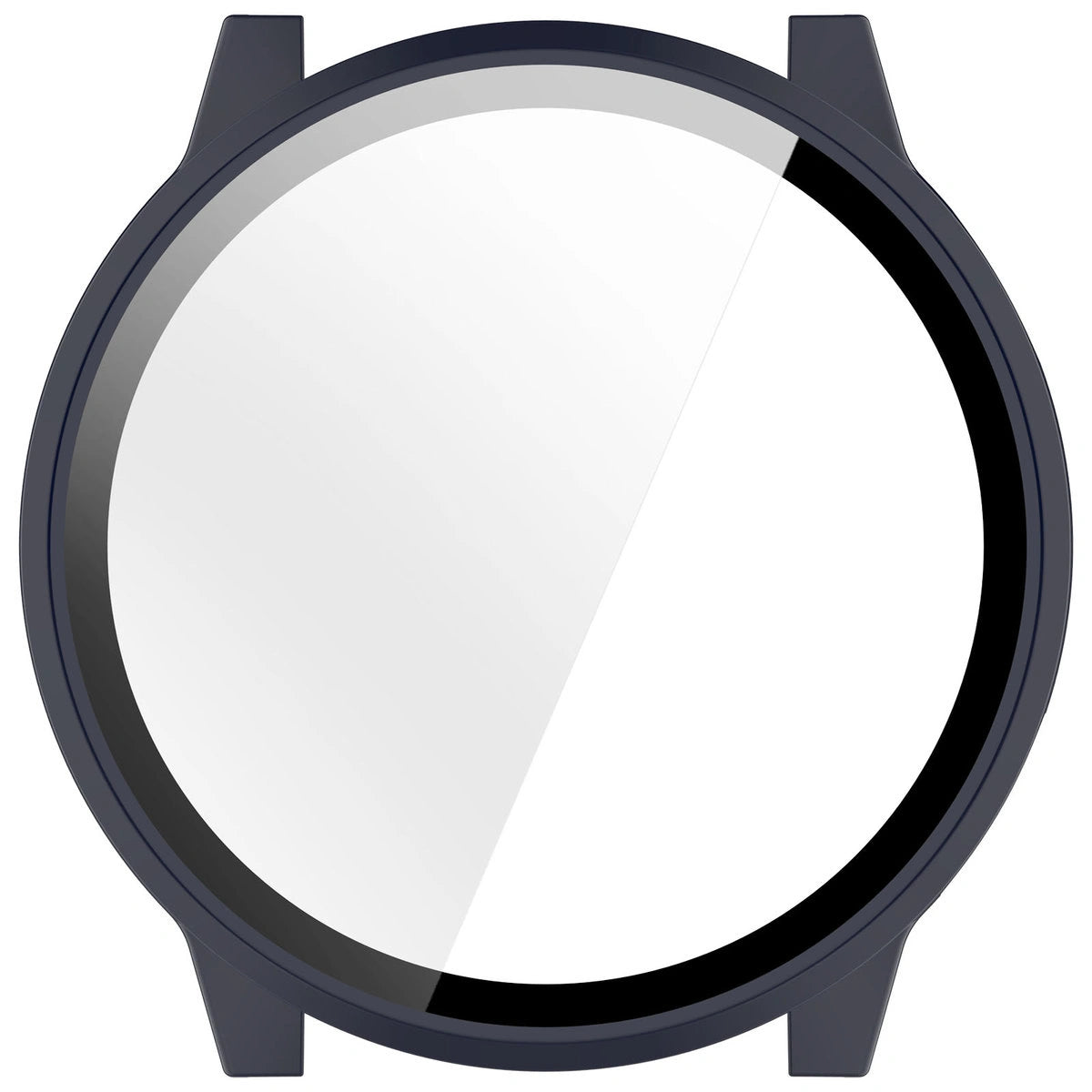 Schutzhülle mit Glas für Garmin Venu 4 41 mm, Bizon Case Watch Adamo, Dunkelblau