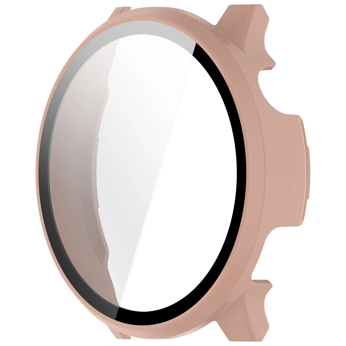 Schutzhülle mit Glas für Garmin Venu 4 45 mm, Bizon Case Watch Adamo, Rosa