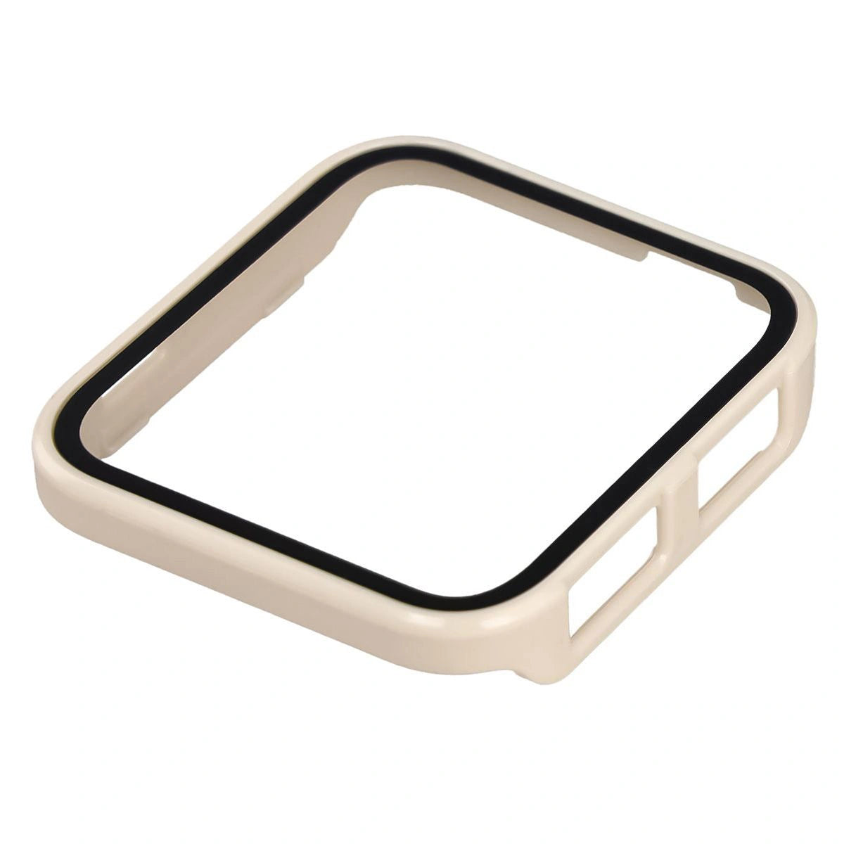 Schutzhülle mit Glas für Garmin Venu X1, Bizon Case+Glass Watch, Beige