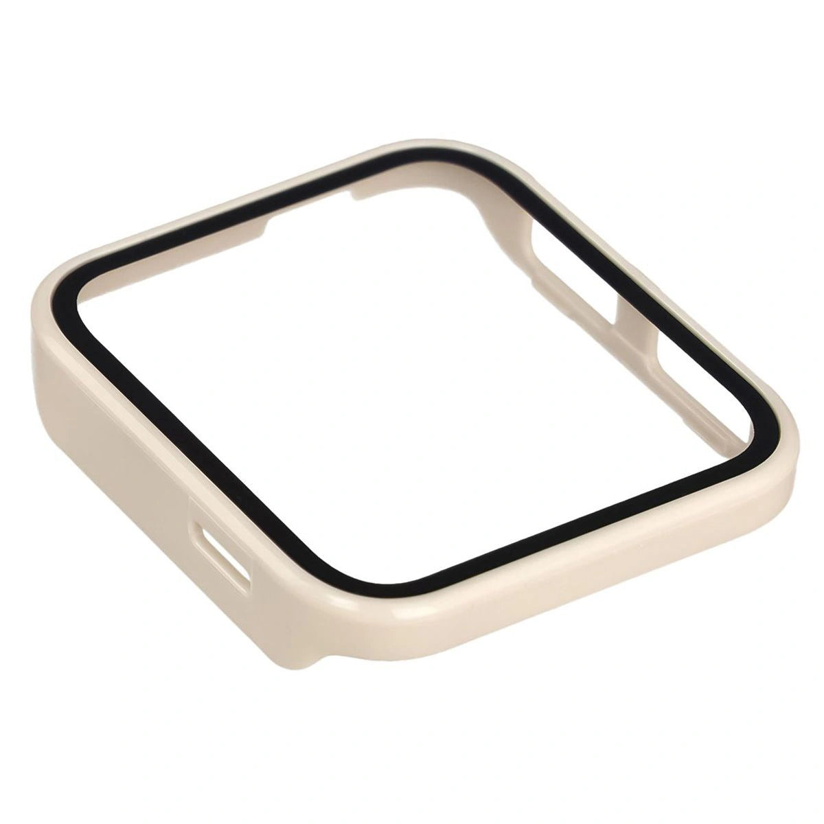 Schutzhülle mit Glas für Garmin Venu X1, Bizon Case+Glass Watch, Beige