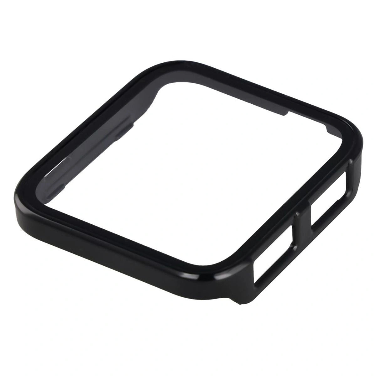 Schutzhülle mit Glas für Garmin Venu X1, Bizon Case+Glass Watch, Schwarz