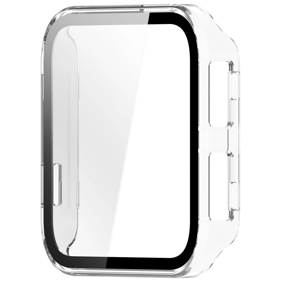 Schutzhülle mit Glas für Garmin Venu X1, Bizon Case+Glass Watch, Transparent