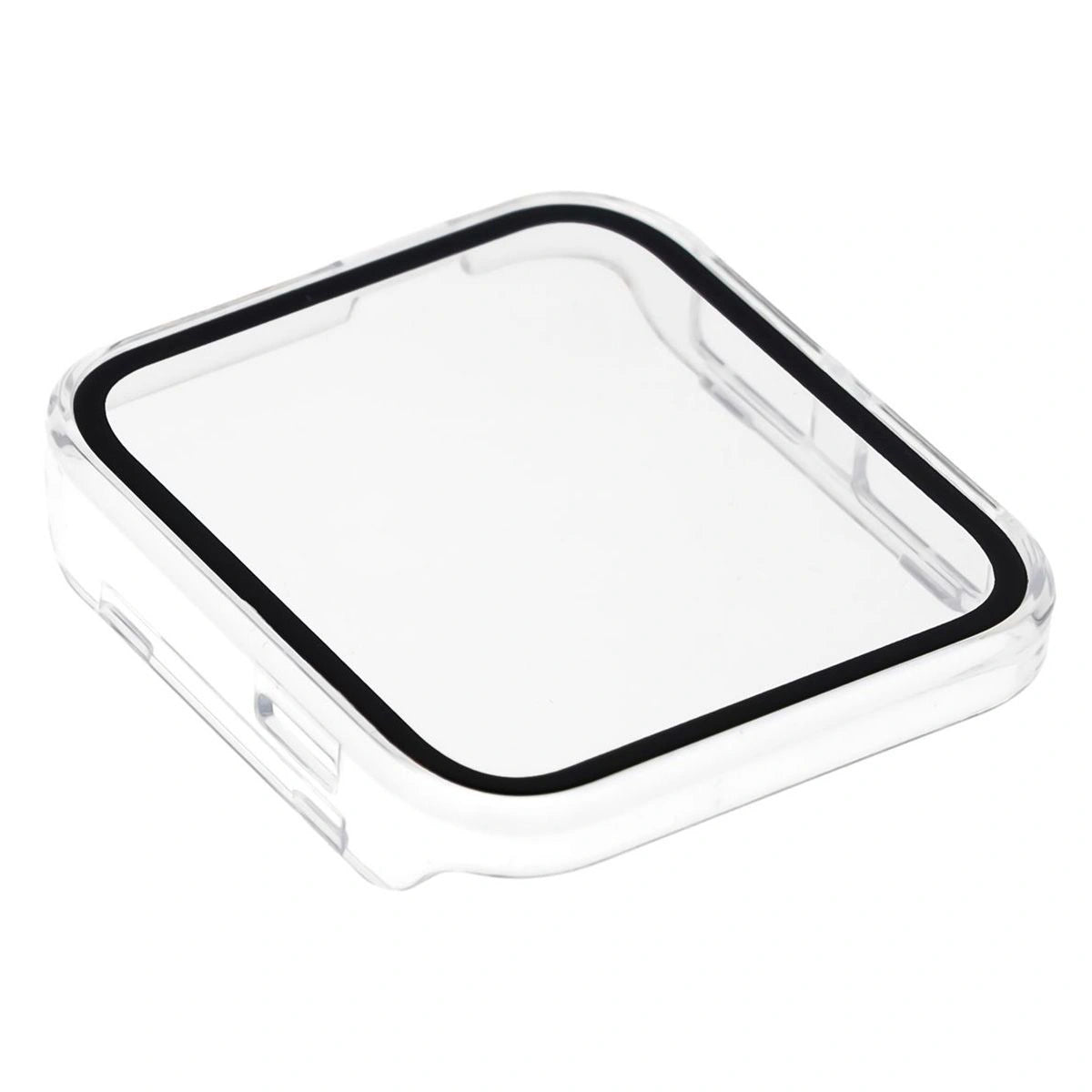 Schutzhülle mit Glas für Garmin Venu X1, Bizon Case+Glass Watch, Transparent