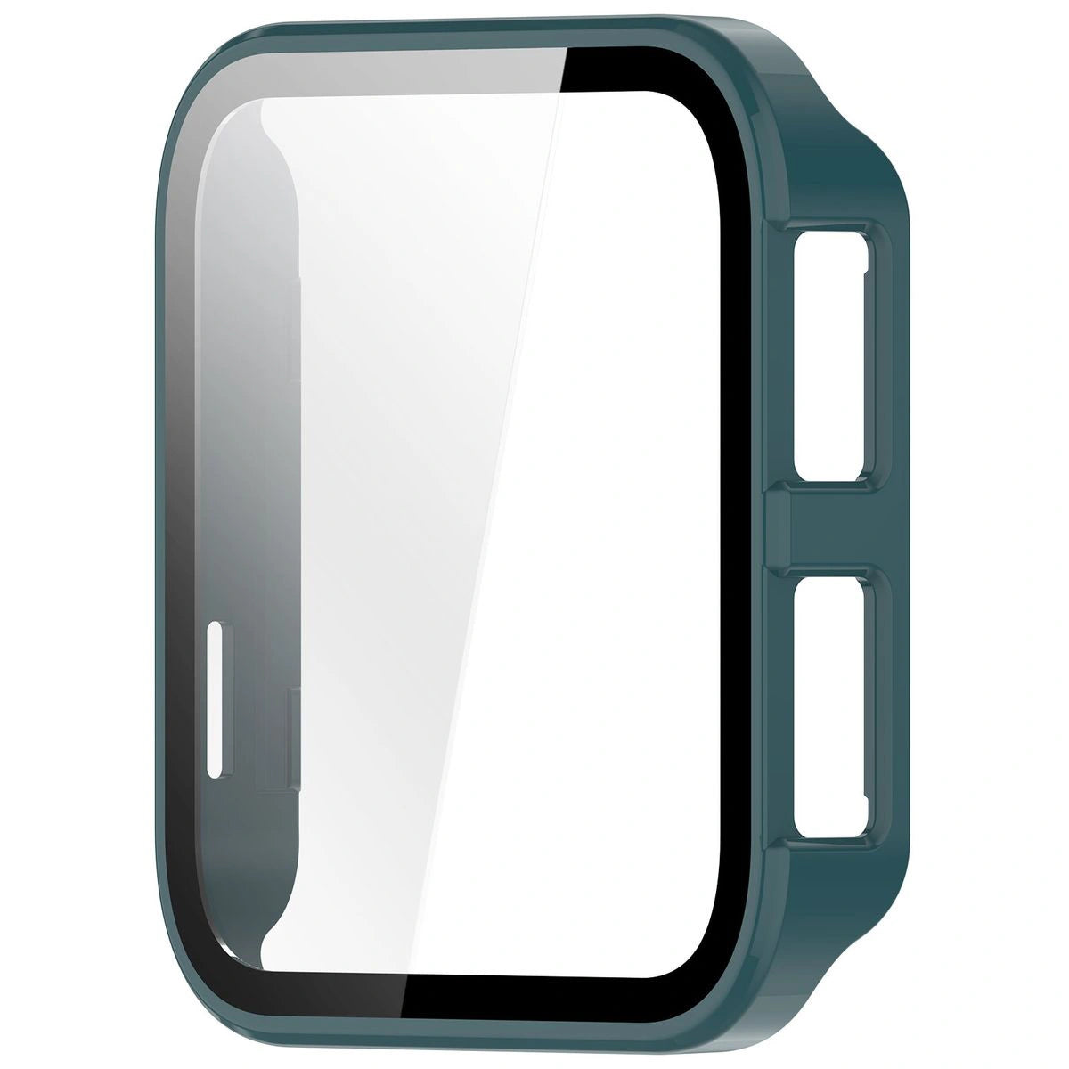 Schutzhülle mit Glas für Garmin Venu X1, Bizon Case+Glass Watch, Grün