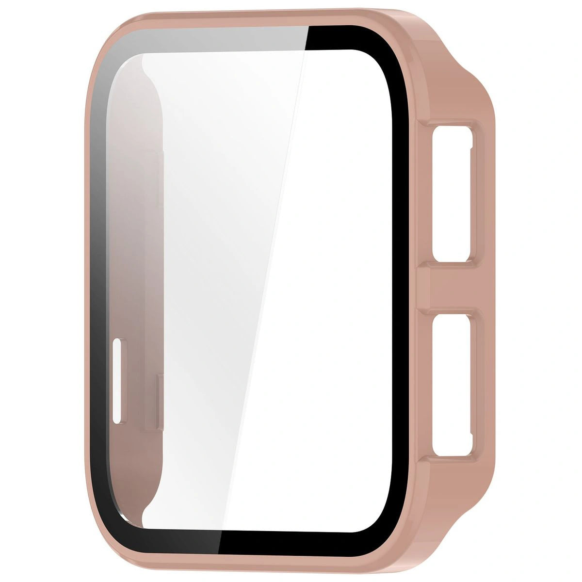 Schutzhülle mit Glas für Garmin Venu X1, Bizon Case+Glass Watch, Rosa