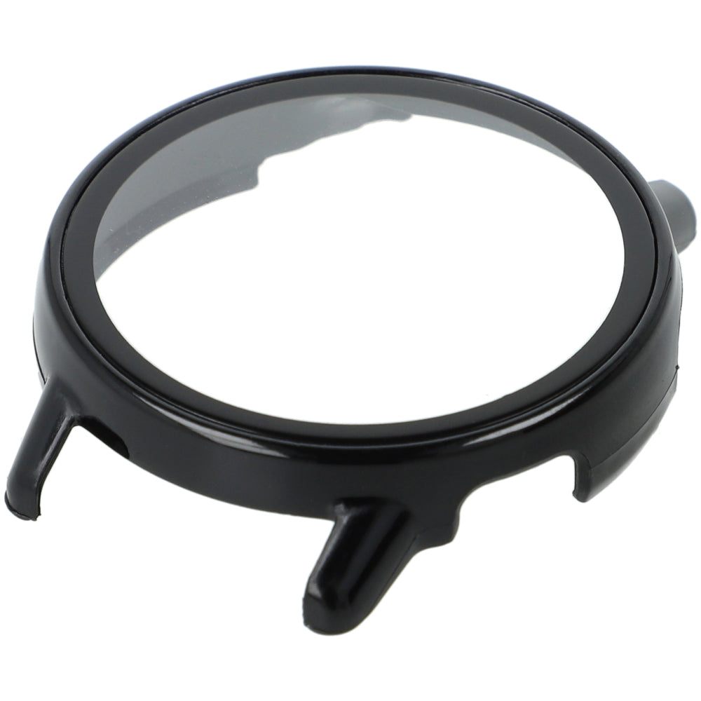 Schutzhülle Bizon Case+Glass Watch für Garmin Vivoactive 5, Schwarz